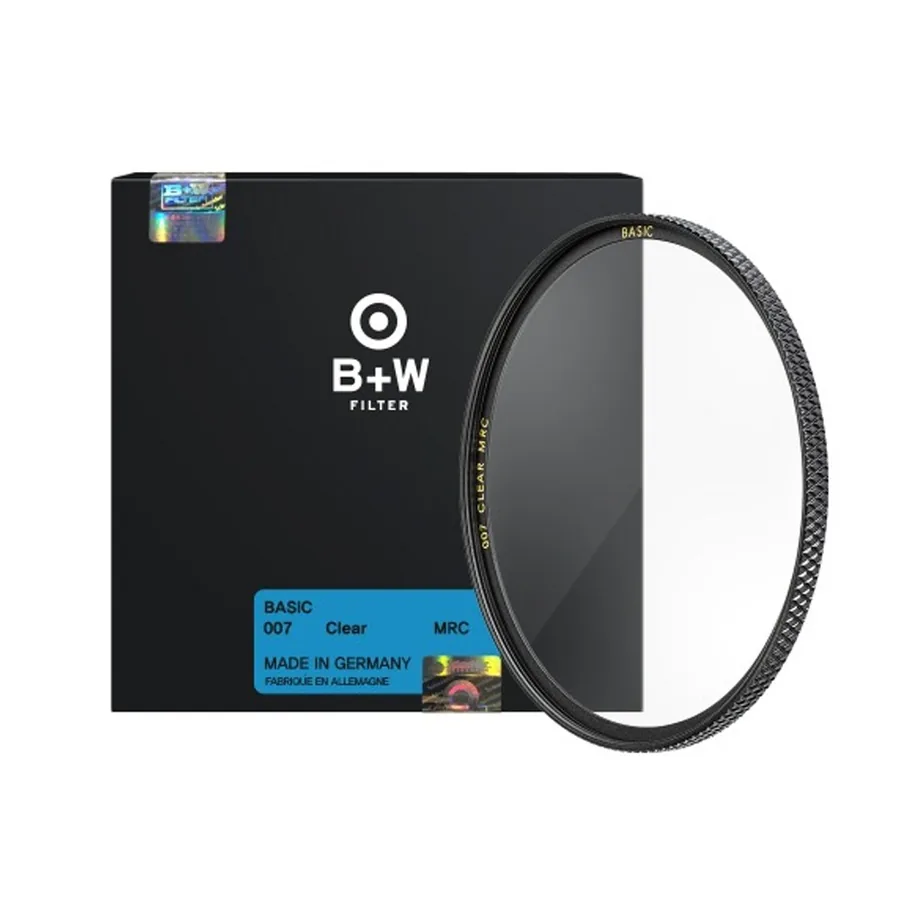 B+W BASIC 007 Clear MRC 105мм светофильтр защитный для объектива — фото 3