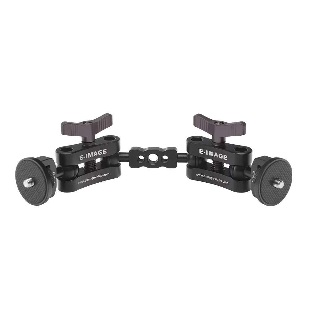 E-IMAGE EI-A74 TWIN arm monitor mount w/quick lock&unlock 1/4" knobs Кронштейн шарнирный двойной