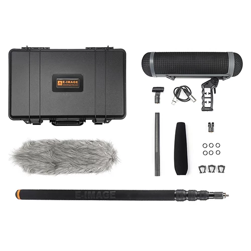 E-IMAGE BPMK2 Microphone kit with Boompole & Blimp. Микрофон с комплектом аксессуаров