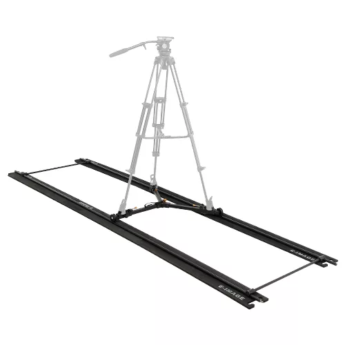 E-IMAGE ED330 Portable Slider Dolly Тележка для видеоштатива на рельсах