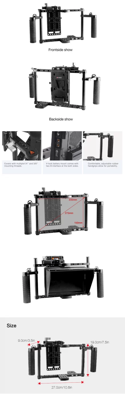 E-IMAGE Q100 Director's monitor cage. Клетка для монитора