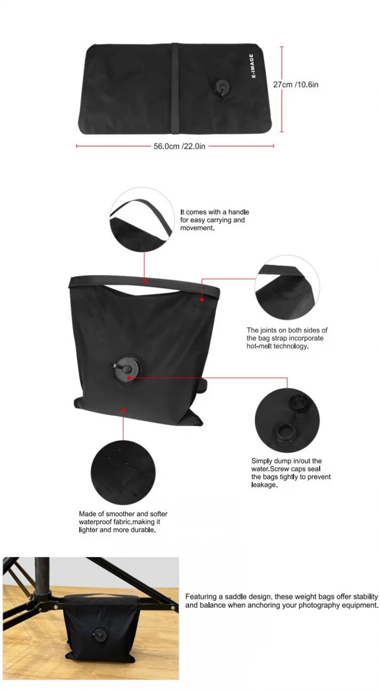 E-IMAGE S-056WS Waterbag (payload 5 kg) Мешок для воды 5 кг (без наполнителя)
