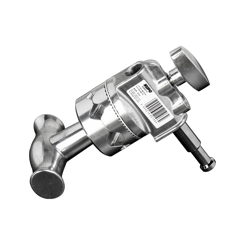 Kupo KCP-210 Grip Head with Fixed Baby Pin Silver — фото 3