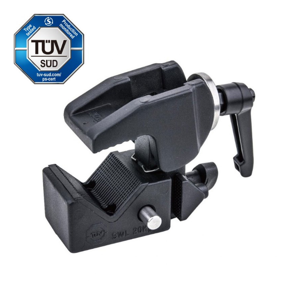 KCP-710B Convi Clamp w/Racheted Handle-Black