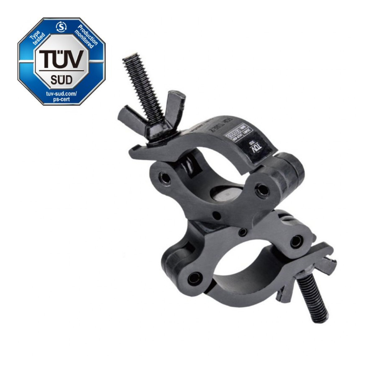 KCP-820B Slim Type Half Swivel Coupler, black