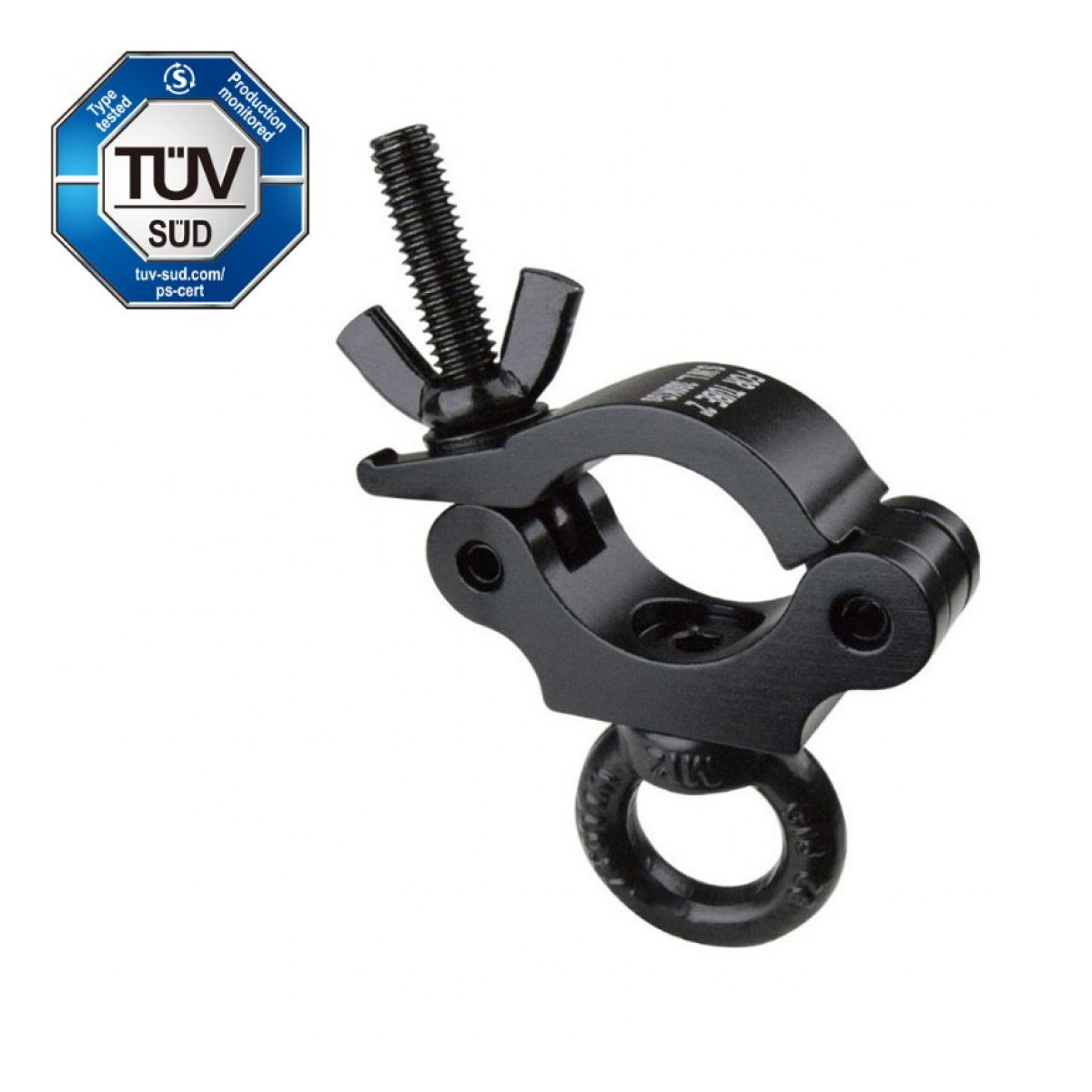 KCP-823B Slim Type Coupler w/Eye Ring, black